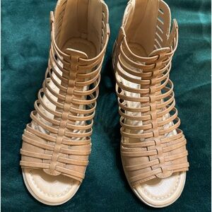 Journee Gladiator Sandals. Like new, worn once.